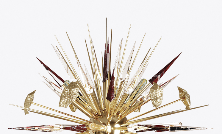 Outburst Rosso Chandelier