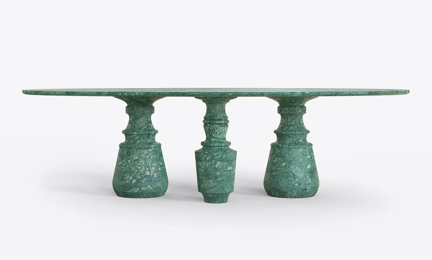 Pietra Oval XL Guatemala Contemporary Dining Table