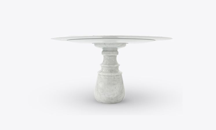 Pietra Round Contemporary Dining Table