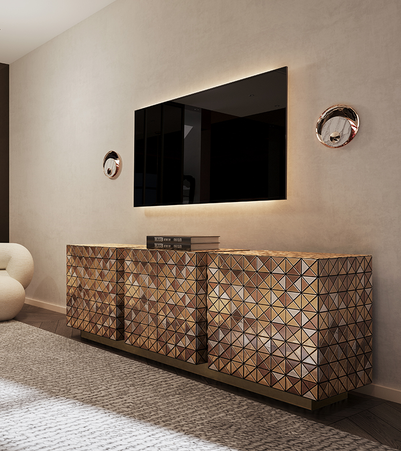 Pixel Anodized Luxury Sideboard