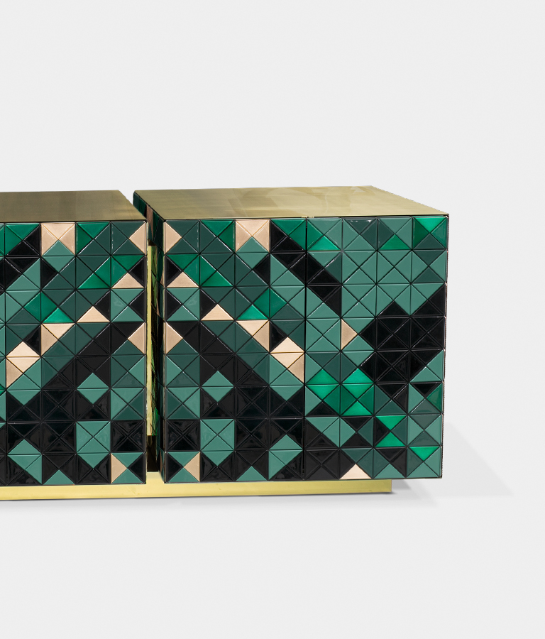 Pixel Green Luxury Sideboard