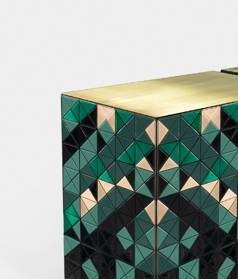 Pixel Green Luxury Sideboard