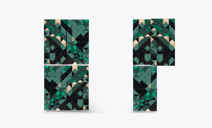 Pixel Green  Luxury Cabinet