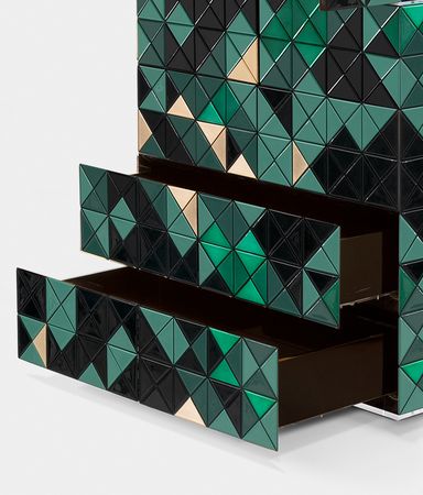Pixel Green  Luxury Cabinet