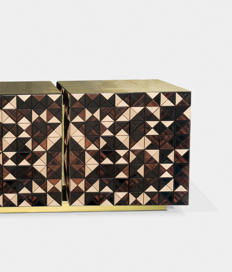 Pixel Walnut Luxury Sideboard