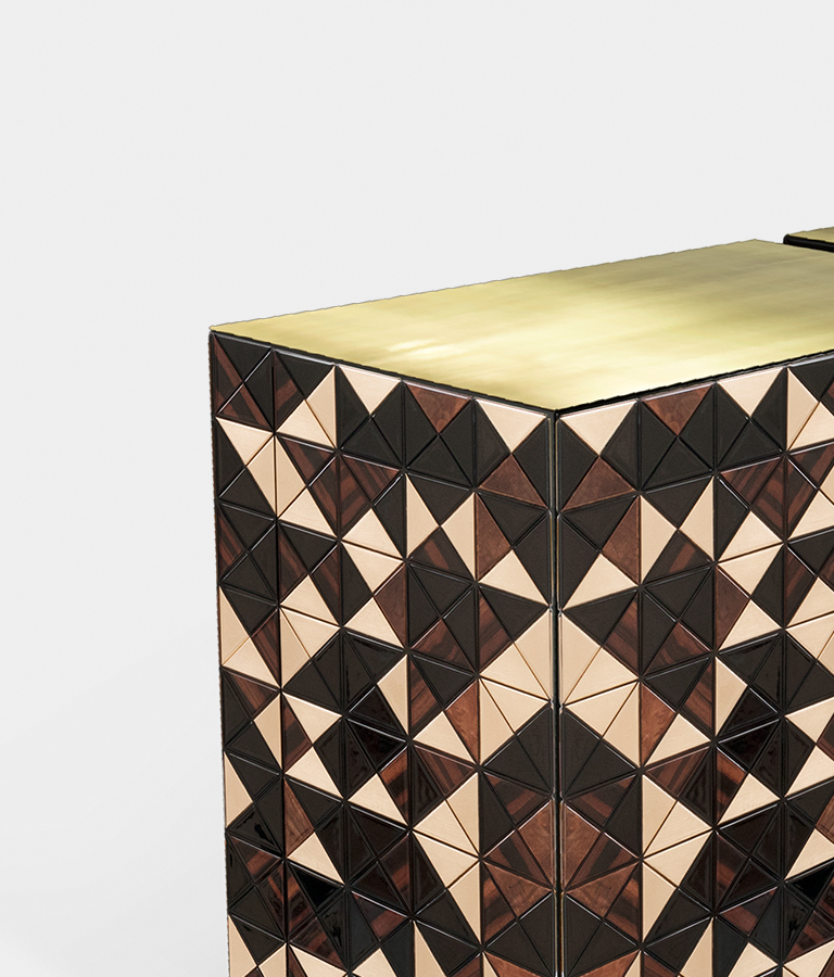 Pixel Walnut Luxury Sideboard