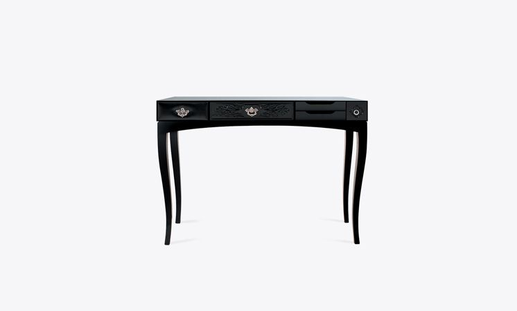 Soho Black Eclectic Console