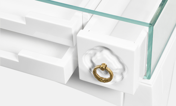 Soho White Eclectic Console