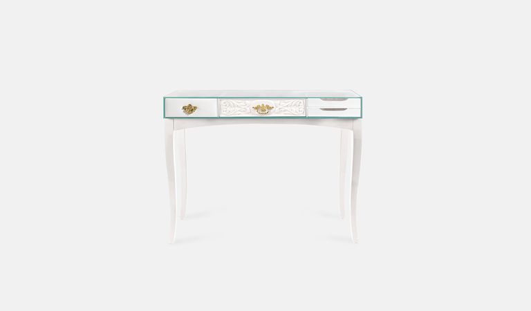 Soho White Eclectic Console