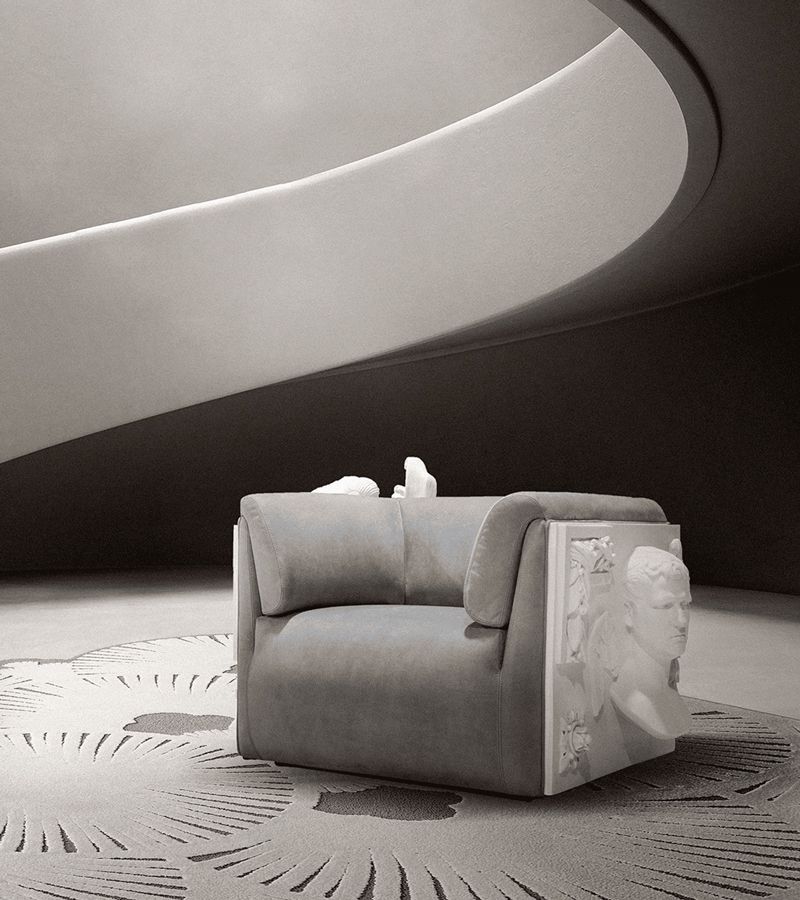 Versailles II Modern Sofa