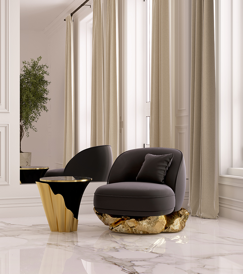 Yasmine Mother Pearl Side Table