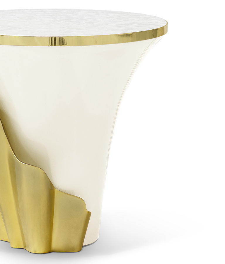 Yasmine Mother Pearl Side Table