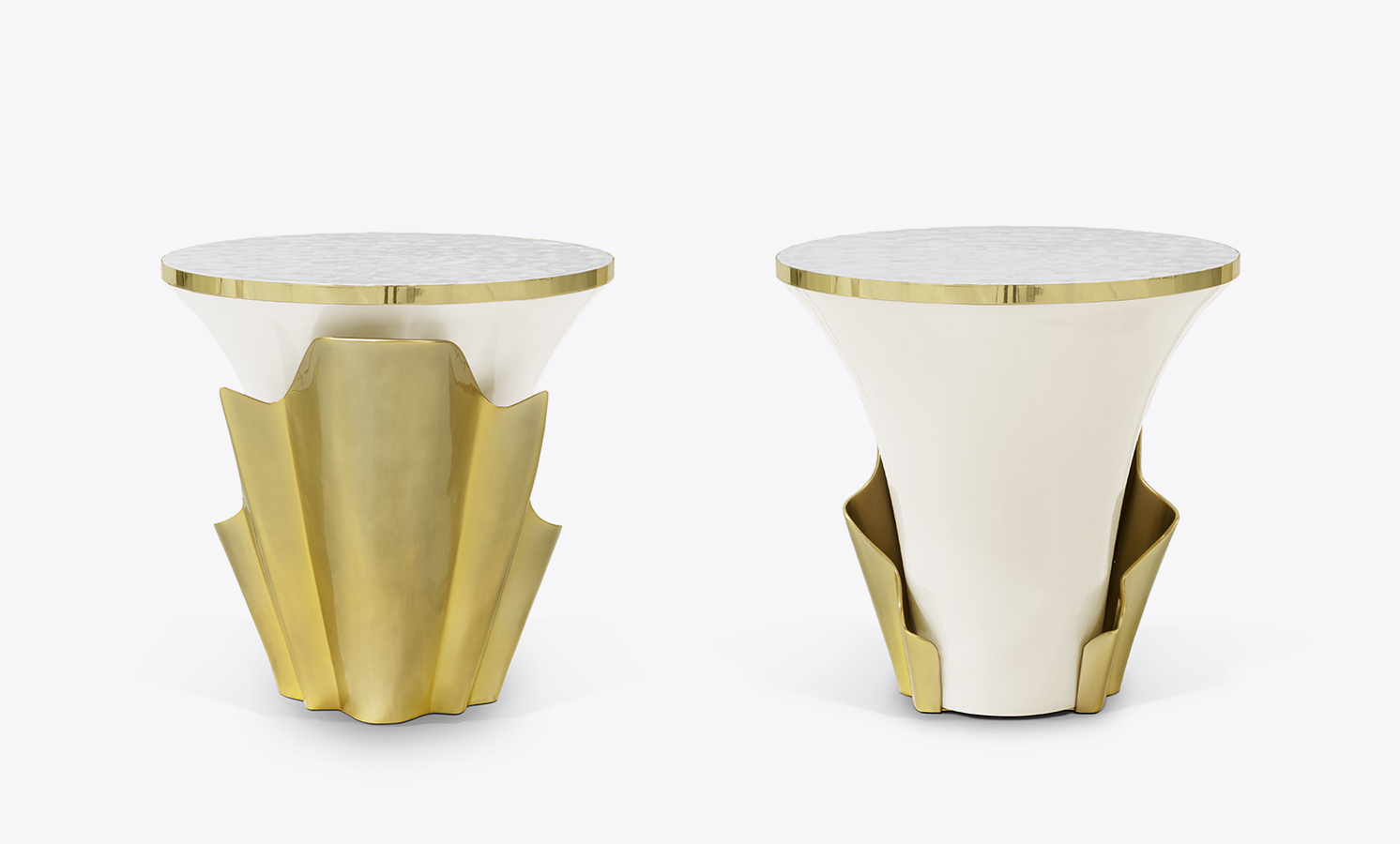 Yasmine Mother Pearl Side Table